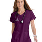 Women's V-Neck Cora Top - 41423 - Wine