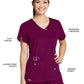 Women's V-Neck Cora Top - 41423 - Wine