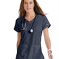 Women's V-Neck Cora Top - 41423 - Steel