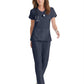 Women's V-Neck Cora Top - 41423 - Steel
