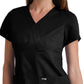 Women's Mock Wrap Riley Top - 4153 - Black