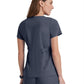 Women's Mock Wrap Riley Top - 4153 - Steel
