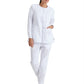Women's Round Neck Jamie Warm Up Jacket - 4450 - White