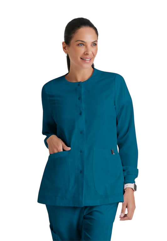 Women's Round Neck Jamie Warm Up Jacket - 4450 - Bahama