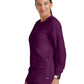 Women's Round Neck Jamie Warm Up Jacket - 4450 - Wine