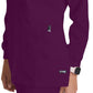 Women's Round Neck Jamie Warm Up Jacket - 4450 - Wine