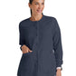 Women's Round Neck Jamie Warm Up Jacket - 4450 - Steel