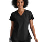 Women's V-Neck Racer Top - 5105 - Black