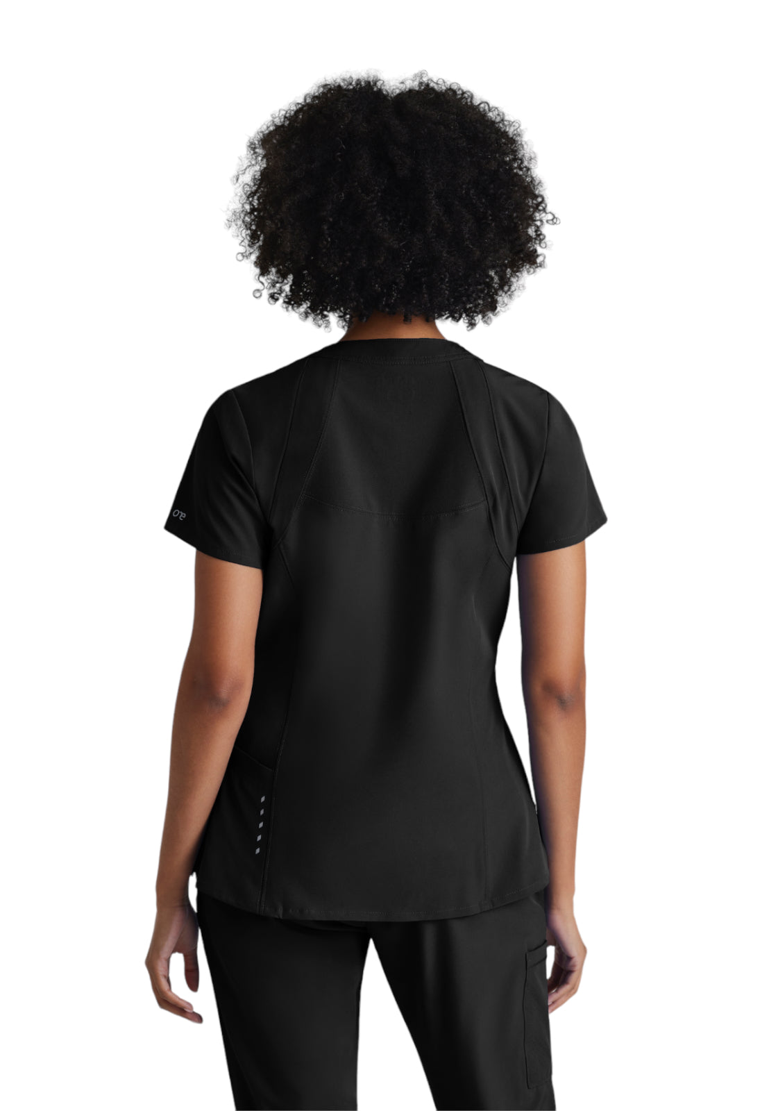 Women's V-Neck Racer Top - 5105 - Black
