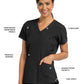 Women's V-Neck Racer Top - 5105 - Black