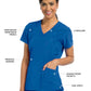 Women's V-Neck Racer Top - 5105 - New Royal