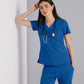 Women's V-Neck Racer Top - 5105 - New Royal
