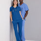Women's V-Neck Racer Top - 5105 - New Royal