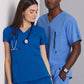 Women's V-Neck Racer Top - 5105 - New Royal