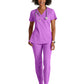 Women's V-Neck Racer Top - 5105 - Helio Purple