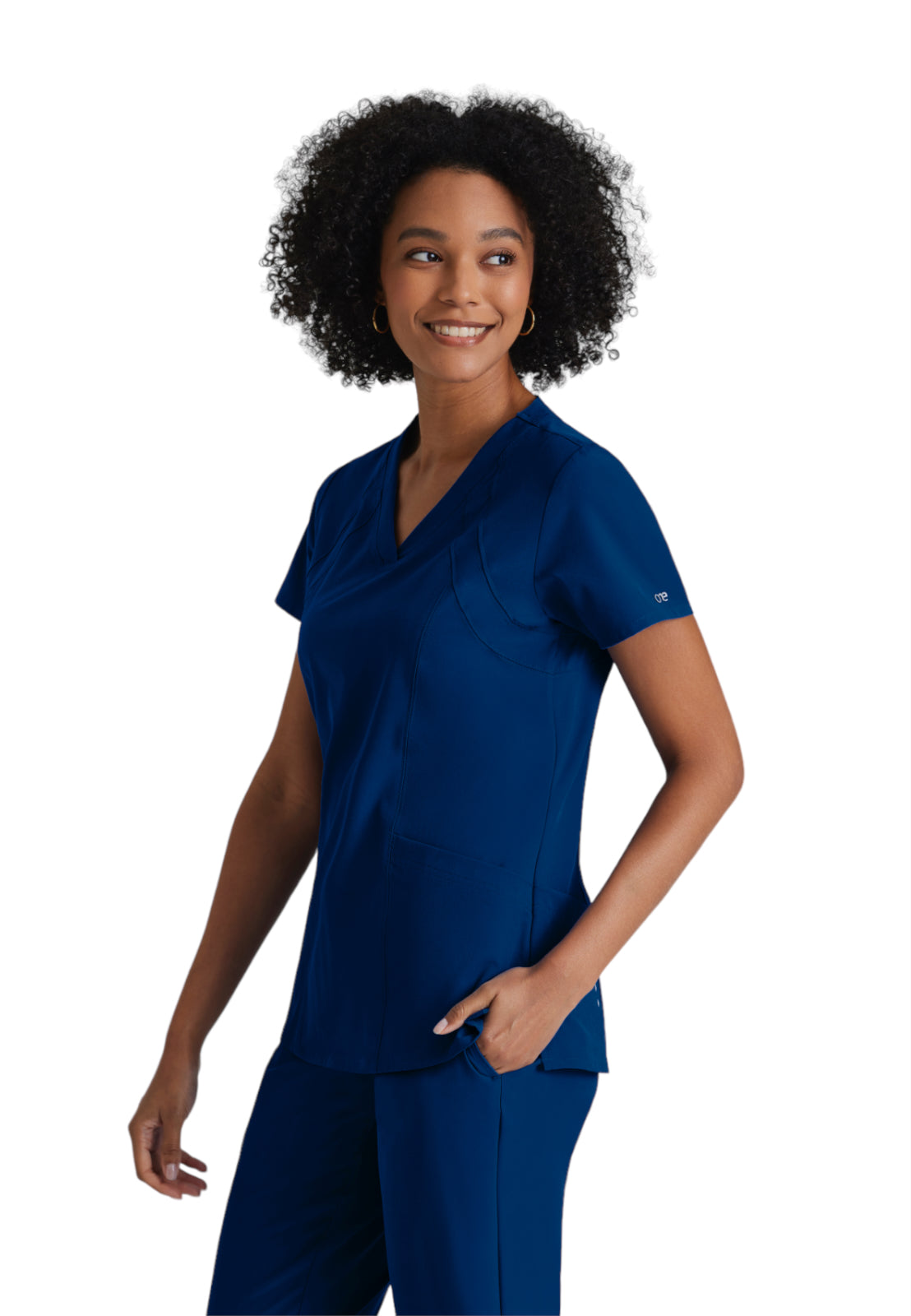 Women's V-Neck Racer Top - 5105 - Indigo (Navy)