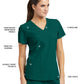 Women's V-Neck Racer Top - 5105 - Hunter Green