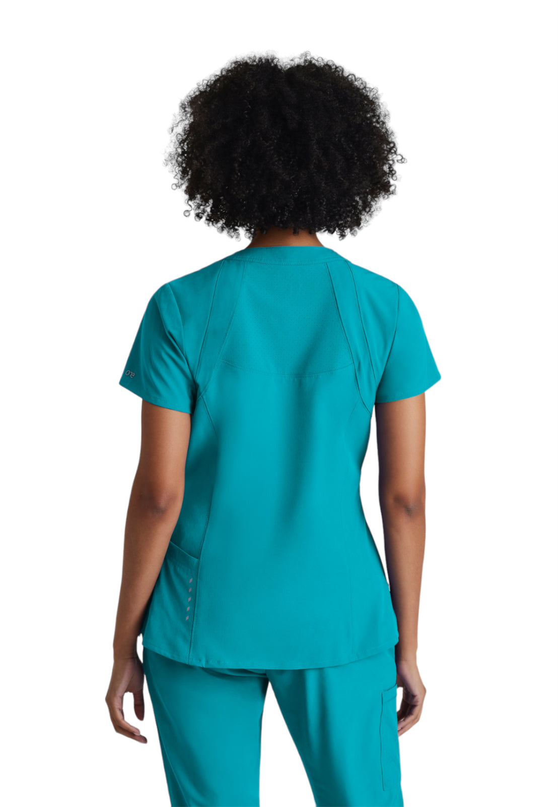 Women's V-Neck Racer Top - 5105 - Teal