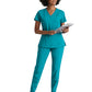 Women's V-Neck Racer Top - 5105 - Teal