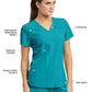 Women's V-Neck Racer Top - 5105 - Teal
