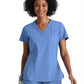 Women's V-Neck Racer Top - 5105 - Ciel Blue