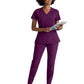 Women's V-Neck Racer Top - 5105 - Wine