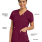 Women's V-Neck Racer Top - 5105 - Wine