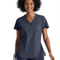 Women's V-Neck Racer Top - 5105 - Steel
