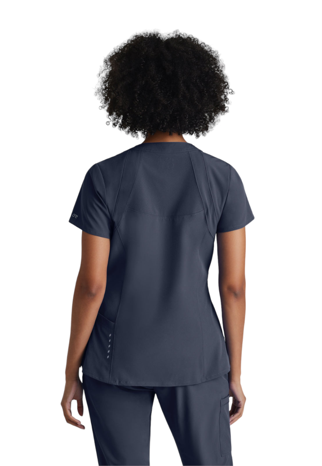 Women's V-Neck Racer Top - 5105 - Steel
