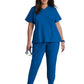Women's V-Neck Pulse Top - 5106 - New Royal