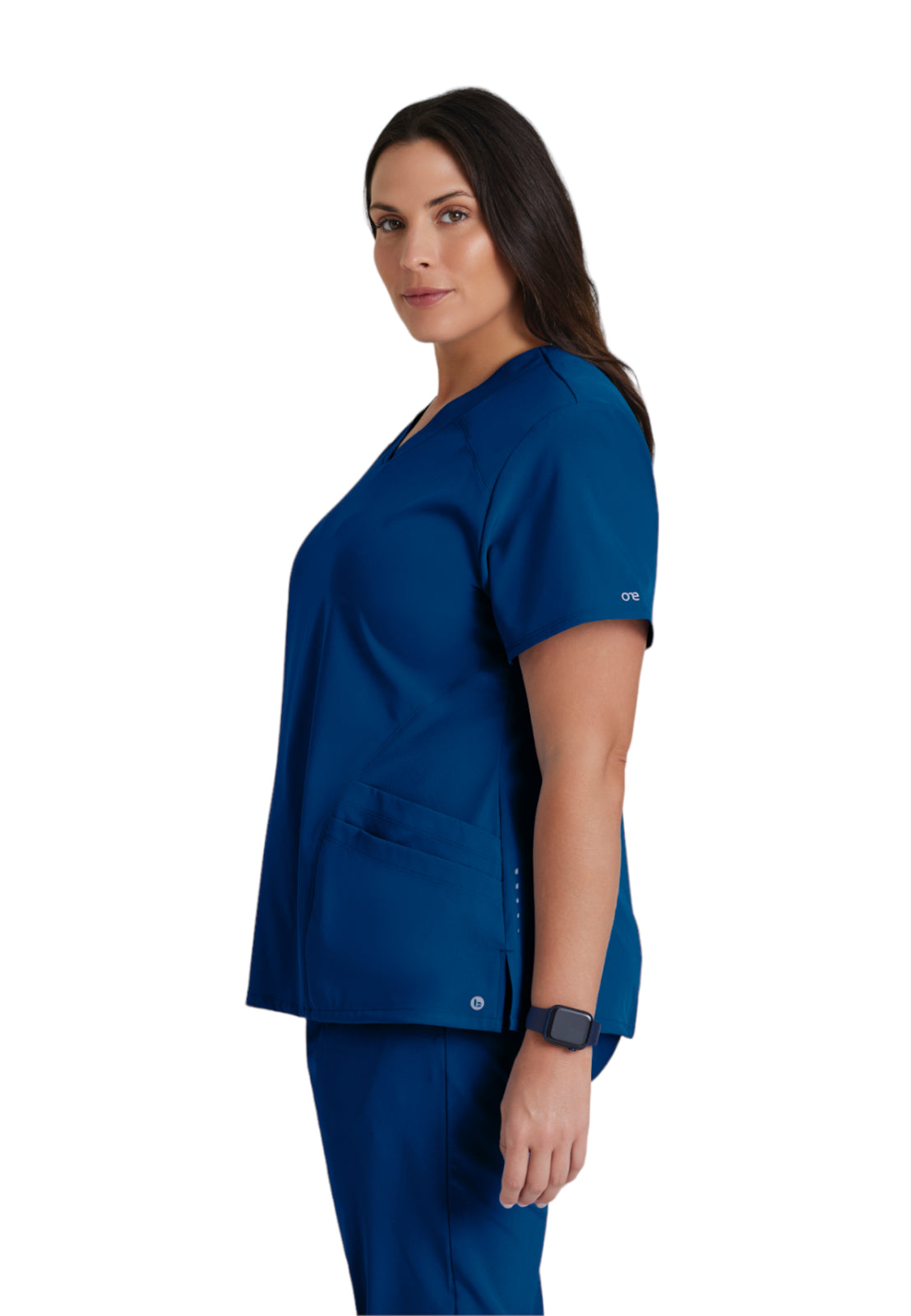 Women's V-Neck Pulse Top - 5106 - Indigo (Navy)