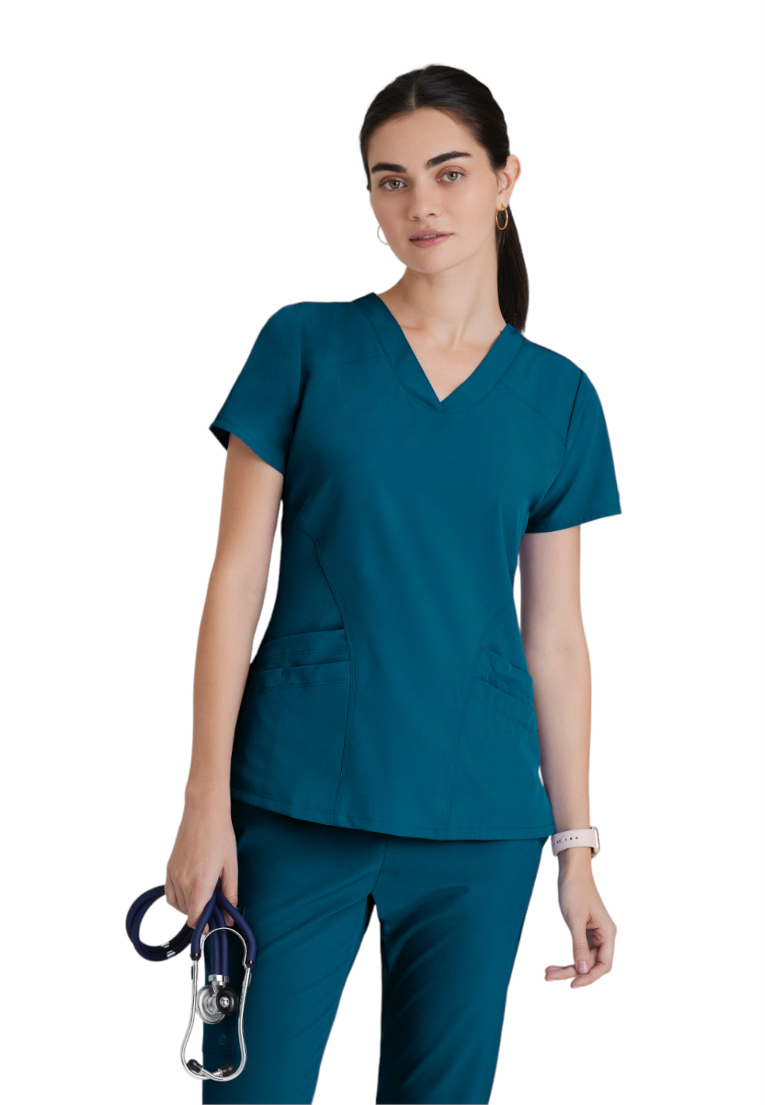 Women's V-Neck Pulse Top - 5106 - Bahama