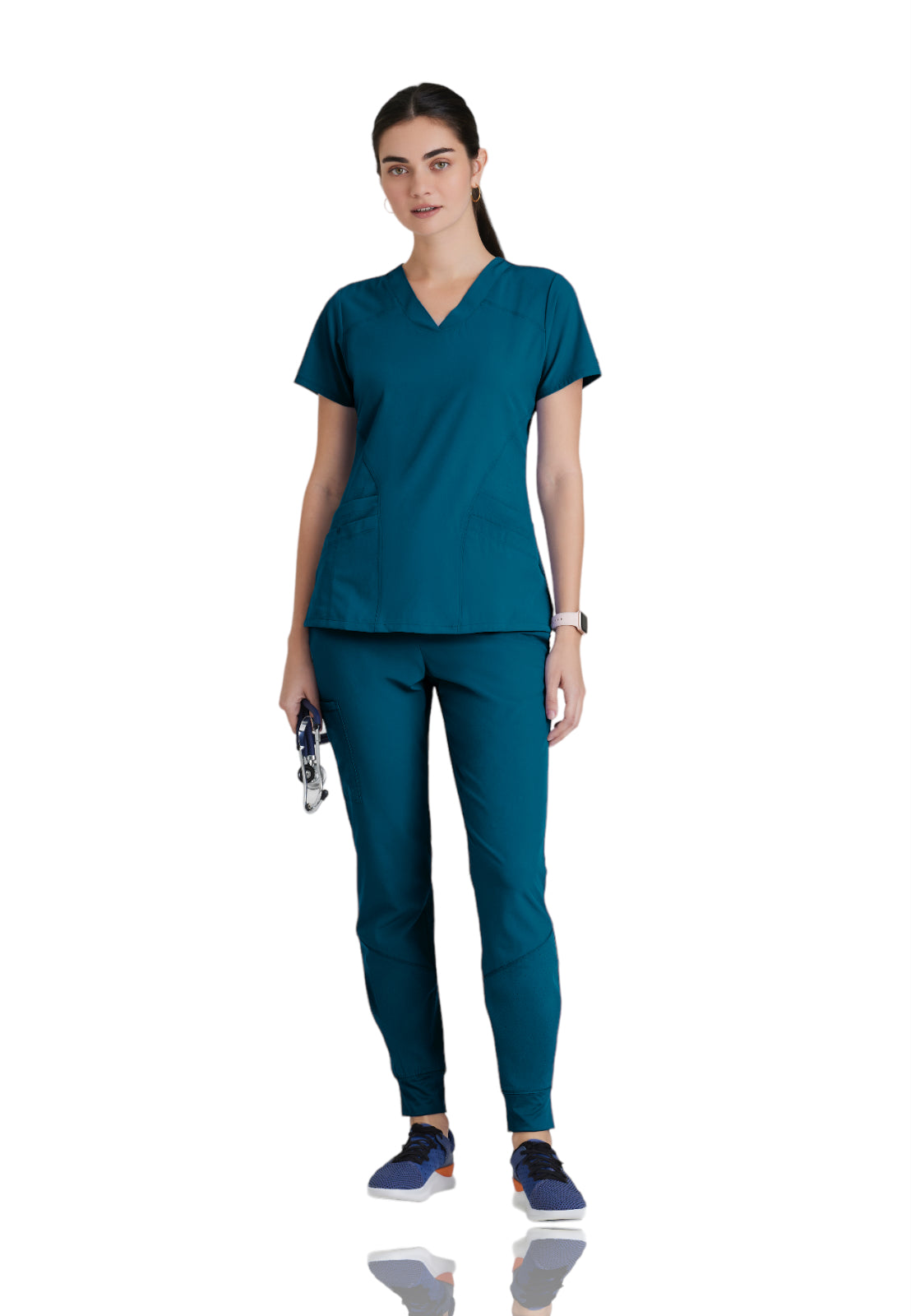 Women's V-Neck Pulse Top - 5106 - Bahama