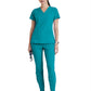 Women's V-Neck Pulse Top - 5106 - Teal