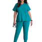 Women's V-Neck Pulse Top - 5106 - Teal