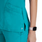 Women's V-Neck Pulse Top - 5106 - Teal
