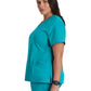 Women's V-Neck Pulse Top - 5106 - Teal