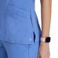 Women's V-Neck Pulse Top - 5106 - Ciel Blue