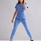 Women's V-Neck Pulse Top - 5106 - Ciel Blue