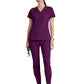 Women's V-Neck Pulse Top - 5106 - Wine