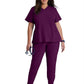 Women's V-Neck Pulse Top - 5106 - Wine