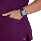Women's V-Neck Pulse Top - 5106 - Wine