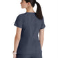 Women's V-Neck Pulse Top - 5106 - Steel