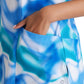 Women's V-Neck Thrive Top - 5107 - Azure Waves