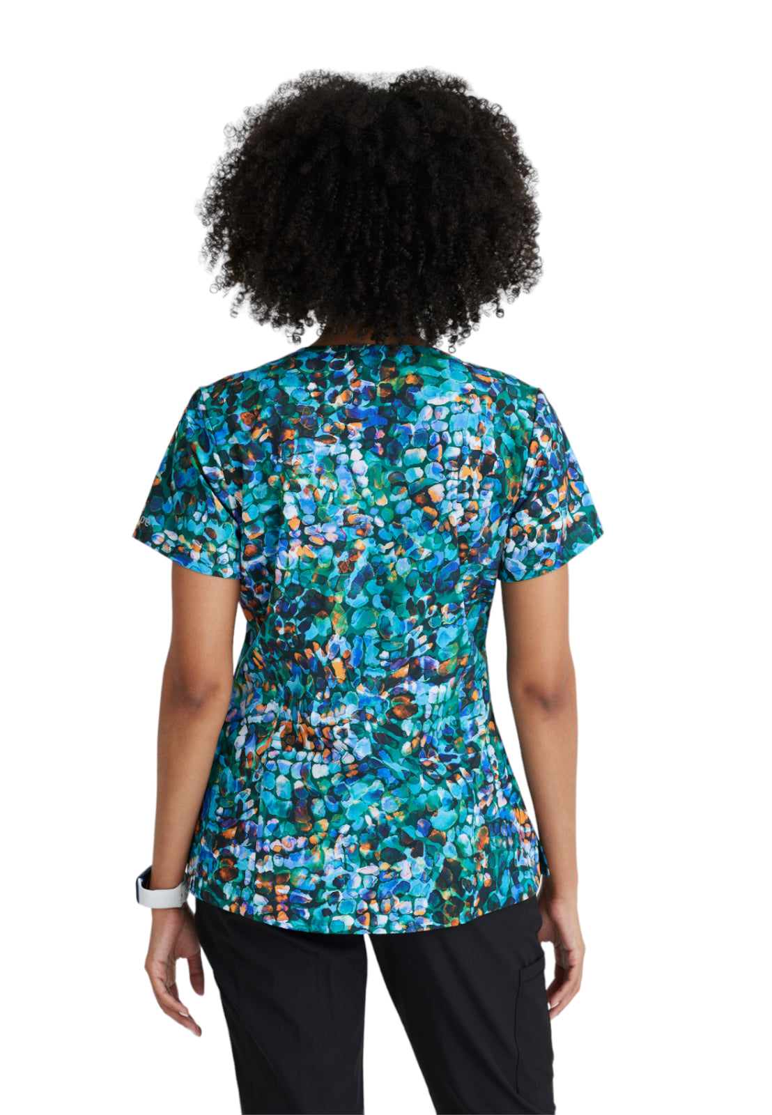 Women's V-Neck Thrive Top - 5107 - Electric Reptile