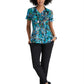 Women's V-Neck Thrive Top - 5107 - Electric Reptile
