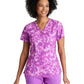 Women's V-Neck Thrive Top - 5107 - Helio Flowers