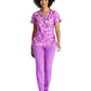 Women's V-Neck Thrive Top - 5107 - Helio Flowers
