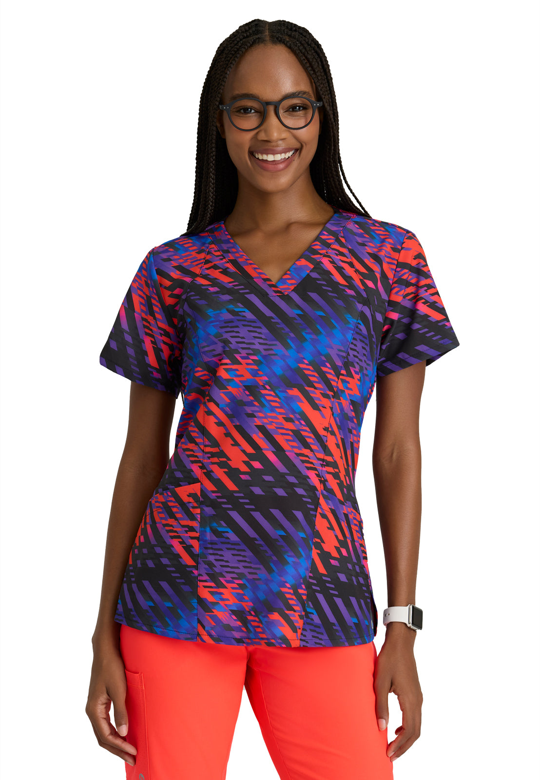 Women's V-Neck Thrive Top - 5107 - Radiant Prism