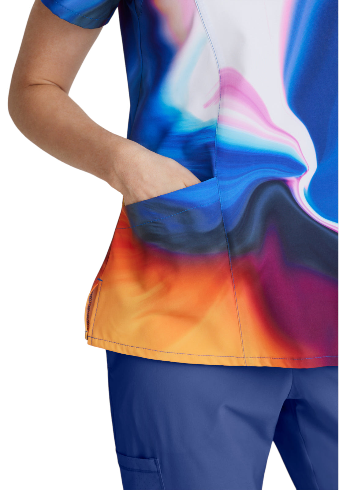 Women's V-Neck Thrive Top - 5107 - Shimmering Skies